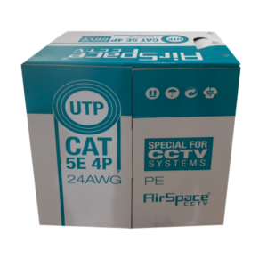 CAT5E/UTP lauko kabelis 305m ritė SAM-4445 juodas